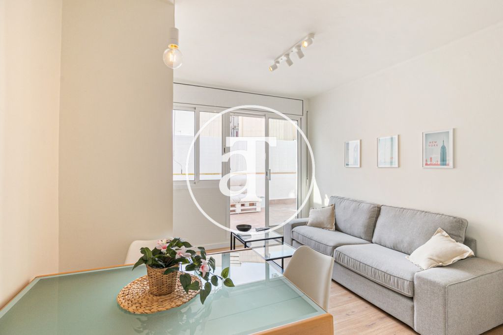 Monthly rental penthouse with 2 bedrooms and terrace close to Park Güell 8
