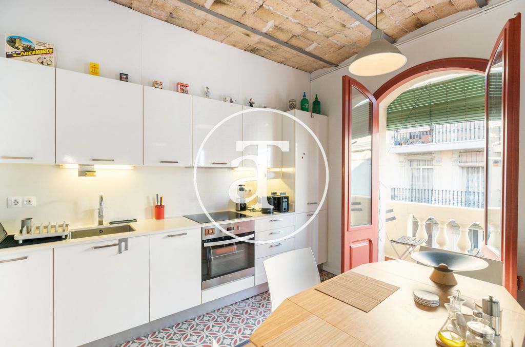 Monthly rental apartment with 1 bedroom and studio in Sants Montjuic 7