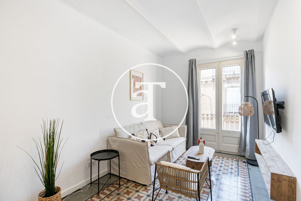 Brand new monthly rental apartment with 2 bedrooms in the Barceloneta area