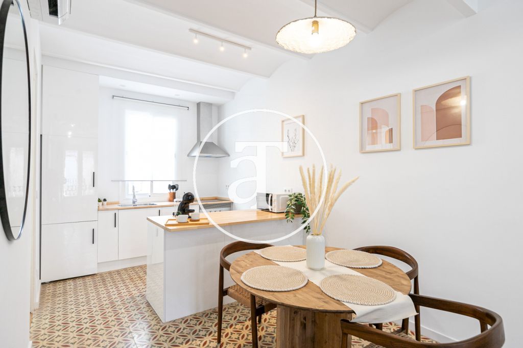 Brand new monthly rental apartment with 2 bedrooms in the Barceloneta area 11