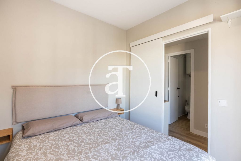 Monthly rental apartment with 1 bedroom and 2 balcony in Eixample 18