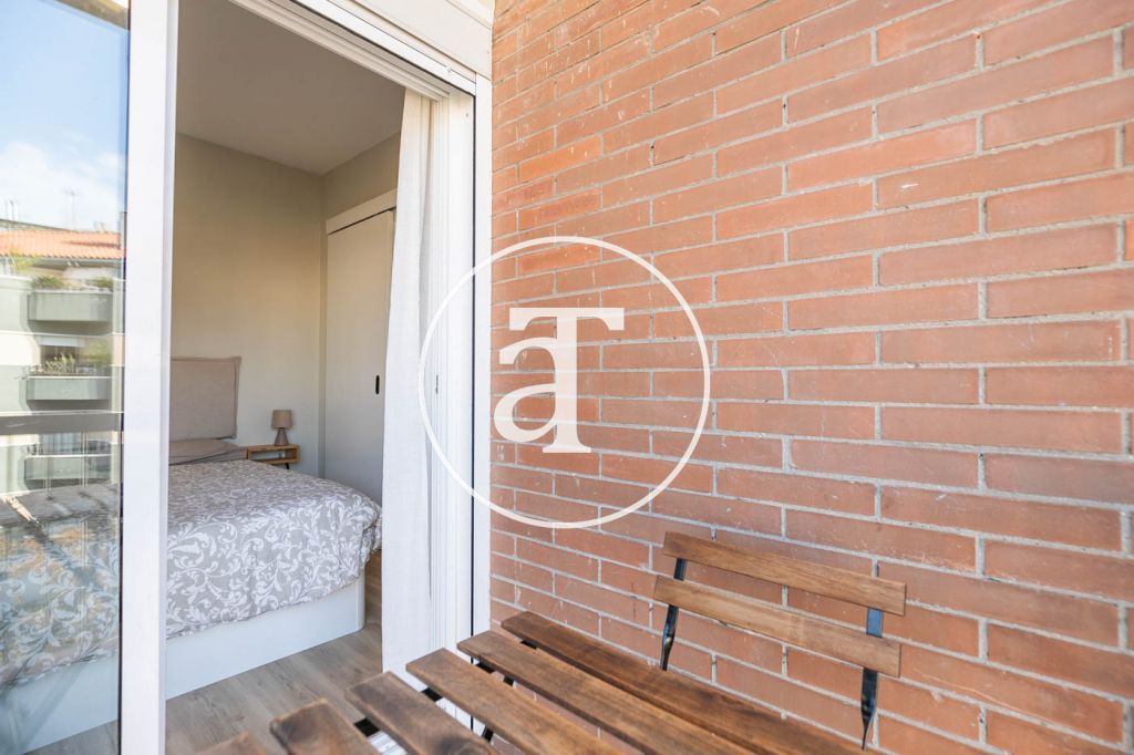 Monthly rental apartment with 1 bedroom and 2 balcony in Eixample 22