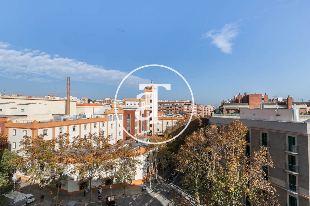 Monthly rental apartment with 1 bedroom and 2 balcony in Eixample