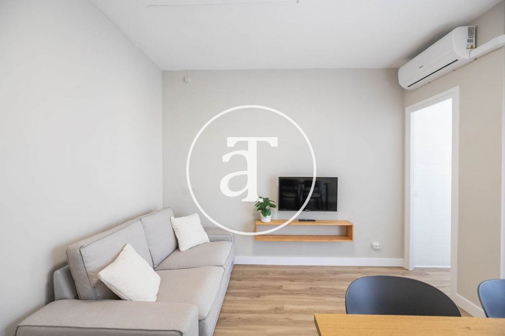 Monthly rental apartment with 1 bedroom and 2 balcony in Eixample 4