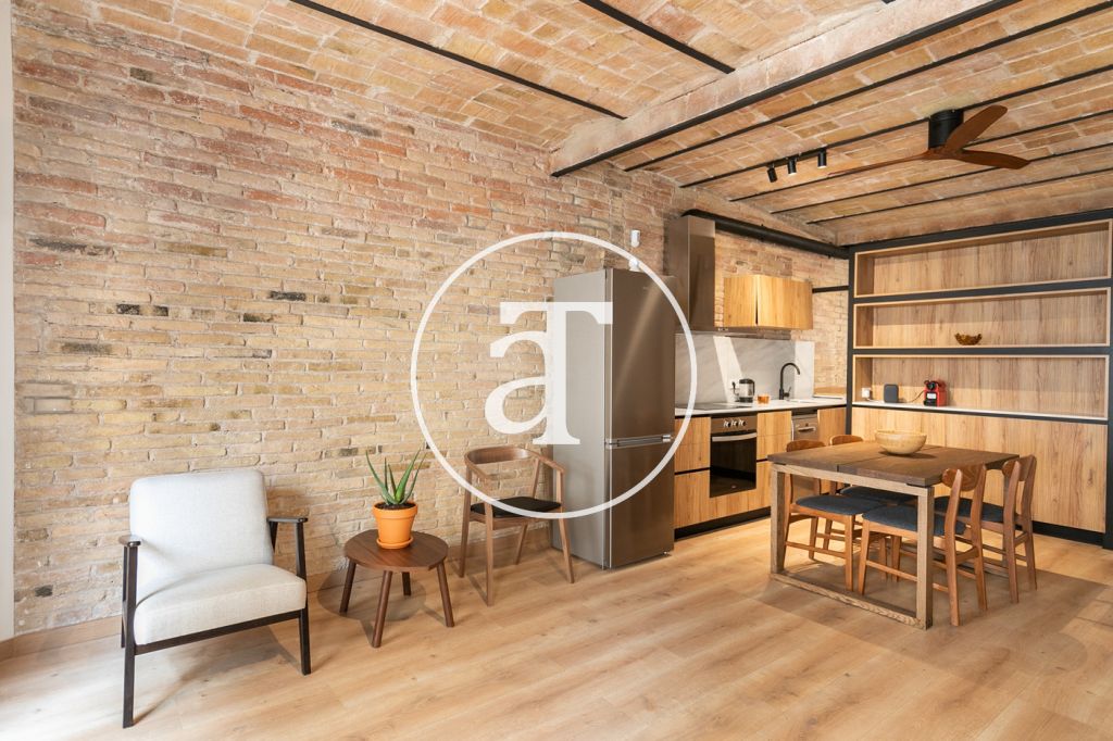 Monthly rental apartment with 1 bedroom in Sants-Montjuic