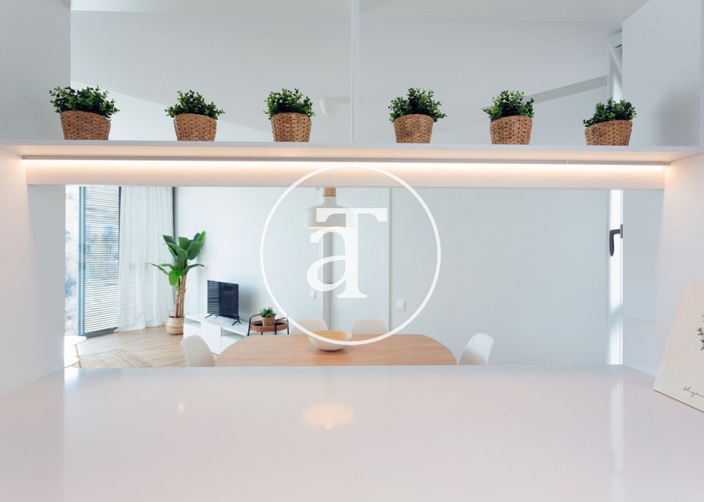 Monthly rental apartment with 3 bedrooms, terrace and shared pool close to Diagonal Av. 7