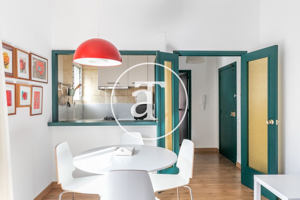 Monthly rental apartment with 1 bedroom in Villa de Gracia 7