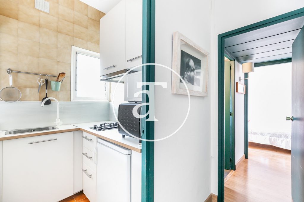 Monthly rental apartment with 1 bedroom in Villa de Gracia 17
