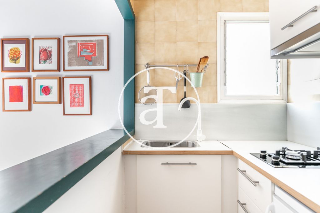 Monthly rental apartment with 1 bedroom in Villa de Gracia 16