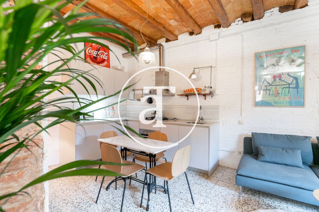 Monthly rental apartment with 1 bedroom a few steps away from Montjuic 2
