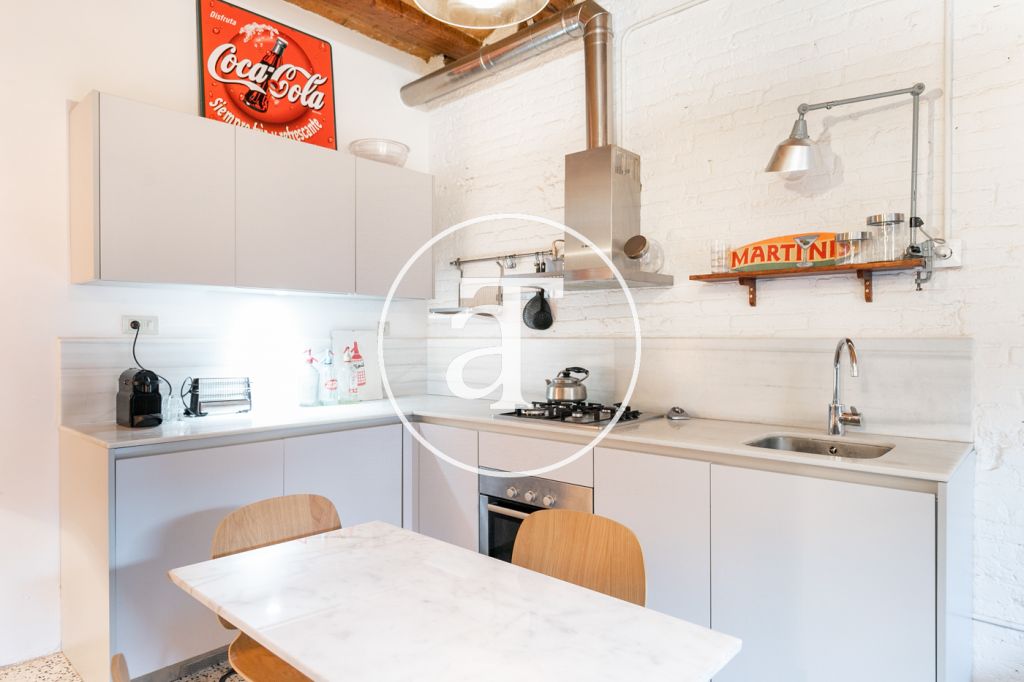 Monthly rental apartment with 1 bedroom a few steps away from Montjuic 12