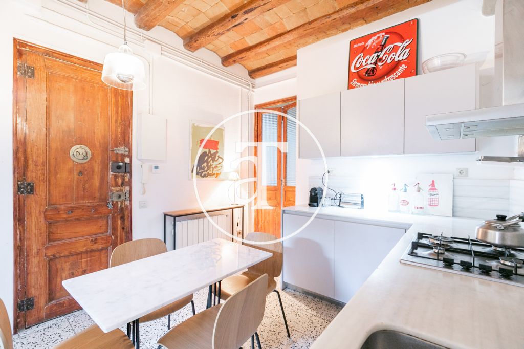 Monthly rental apartment with 1 bedroom a few steps away from Montjuic 14