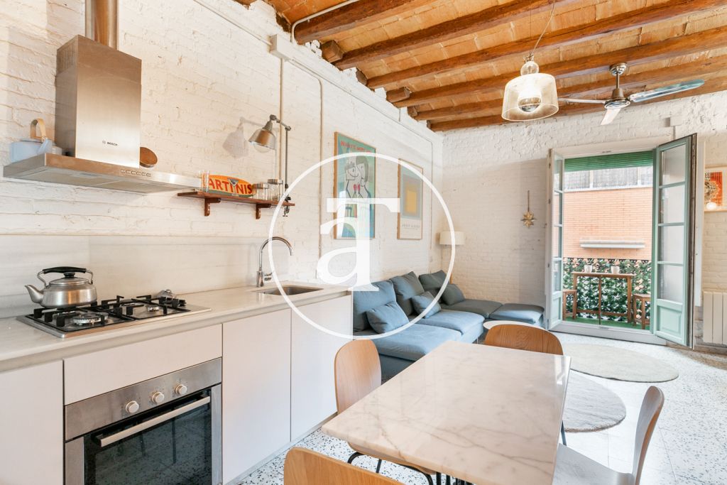 Monthly rental apartment with 1 bedroom a few steps away from Montjuic 3