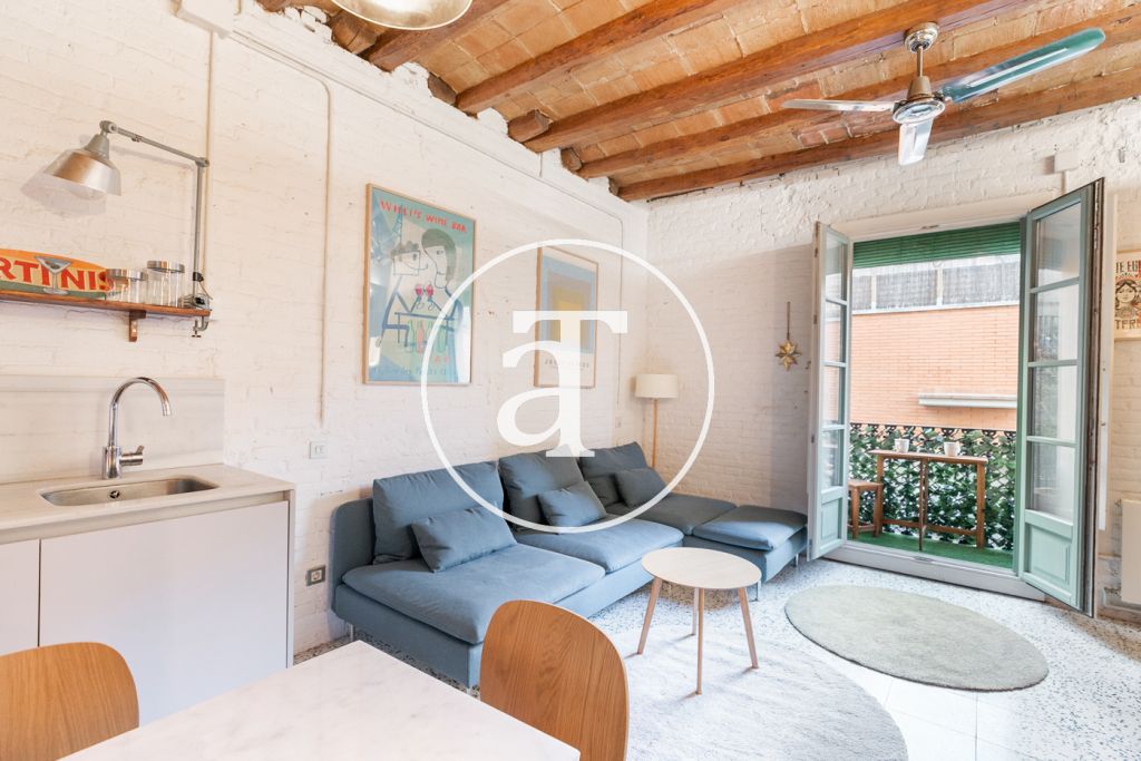 Monthly rental apartment with 1 bedroom a few steps away from Montjuic 6