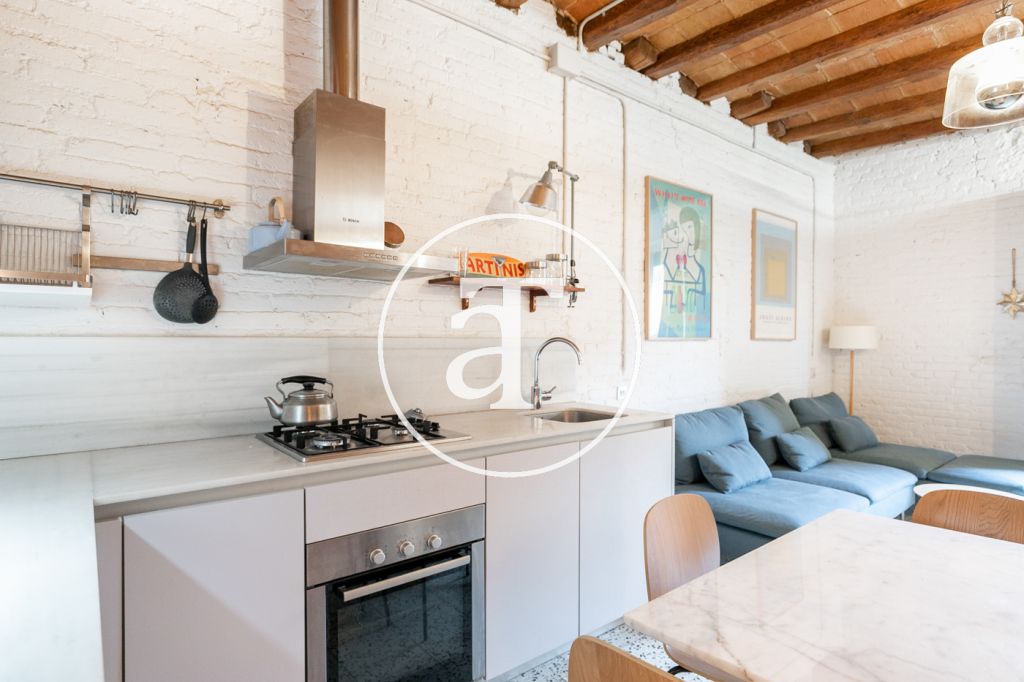 Monthly rental apartment with 1 bedroom a few steps away from Montjuic 4