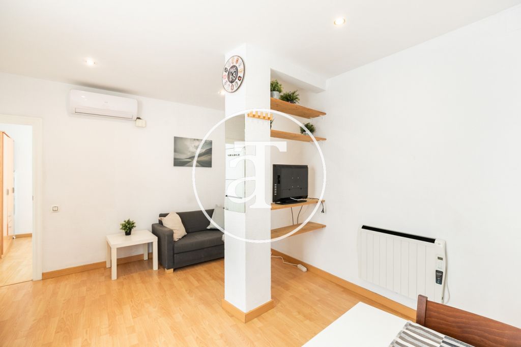 Monthly rental apartment with one bedroom in a central area of Barcelona 3