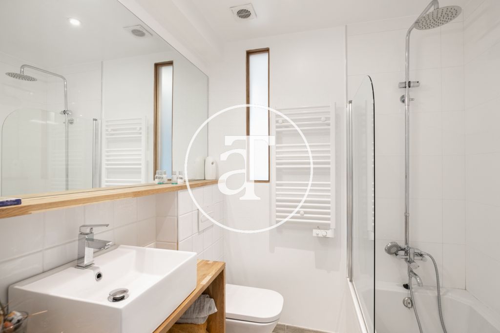 Monthly rental apartment with 2 bedrooms and terrace in Sants 22