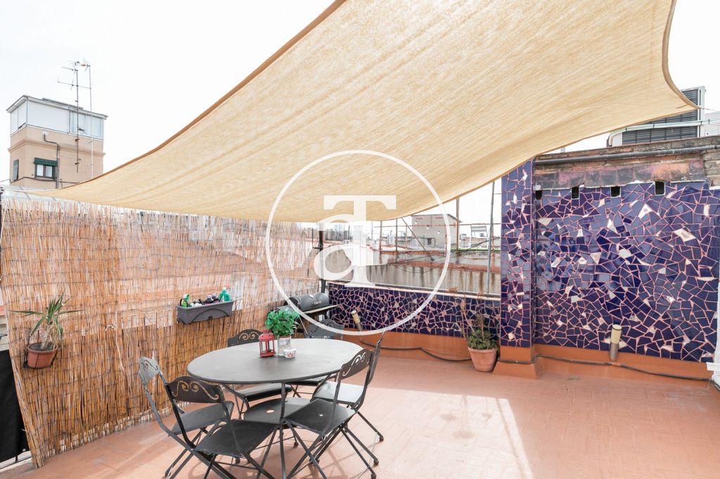 Monthly rental apartment with 1 bedroom with amazing terrace in the center of Barcelona 5