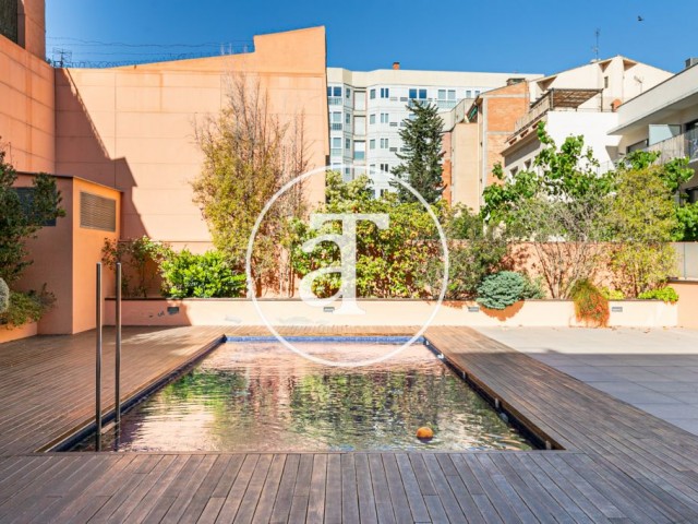 Monthly rental duplex with 2 bedrooms and community pool in Gracia