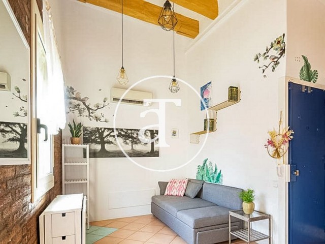 Monthly rental duplex with 1 bedroom in La Barceloneta