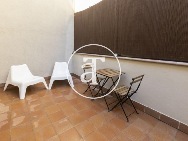 Monthly rental apartment with 2 bedrooms, and terrace Hospitalet de Llobregat