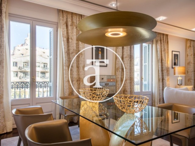 Monthly rental apartment with 4 bedrooms in Paseo de Gracia