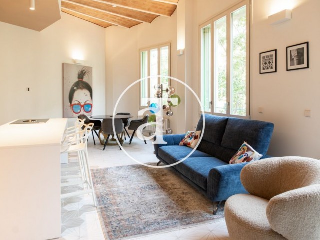 Temporary rental apartment with 1 bedroom and luxury services in the center of Barcelona