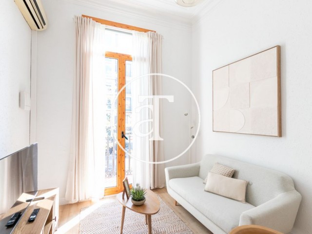 Monthly rental apartment with 1 double room in Eixample