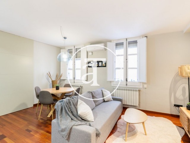 Appartement en location temporaire avec 1 chambre double près du marché de la Boqueria