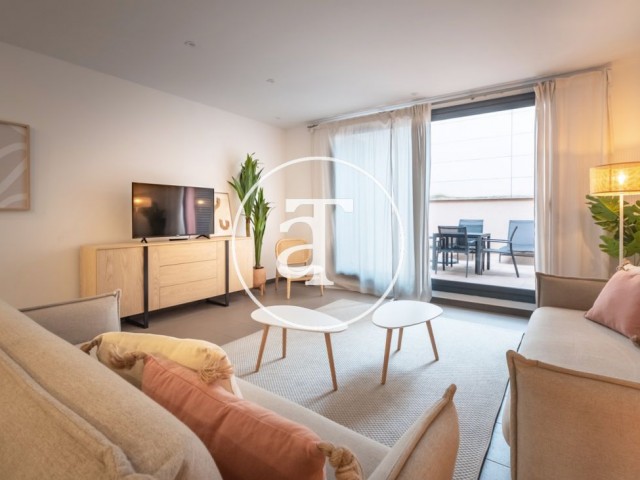 Location temporaire duplex avec deux chambres et terrasse à Sarrià