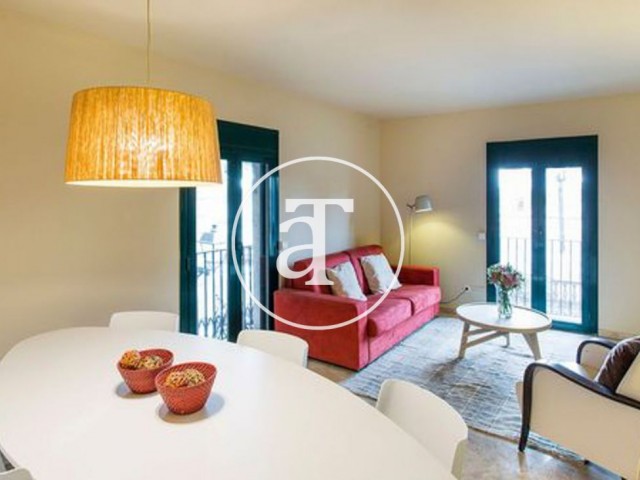 Monthly rental apartment with 2 bedroom and1 bathroom in the center of Barcelona