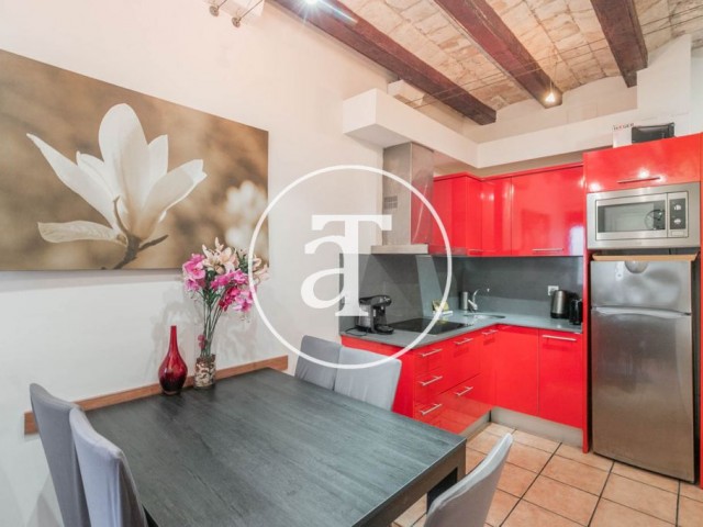 Monthly rental apartment with 4 bedrooms and 2 bathrooms in Ciutat Vella