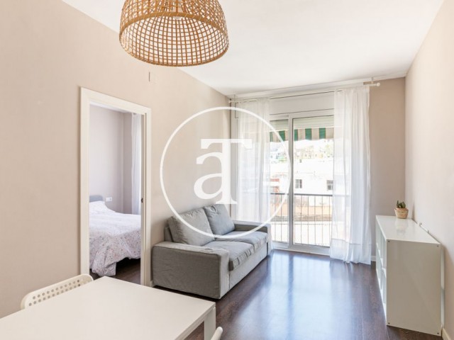Monthly rental apartment with 2 bedrooms close to Mercat Nou Station
