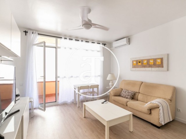 Location temporaire studio avec terrasse près de L