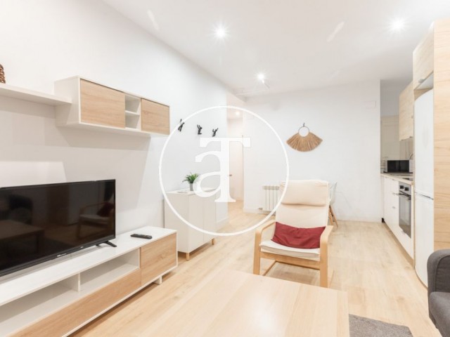 Monthly rental apartment with 1 bedroom, 1 bathroom in L’Eixample