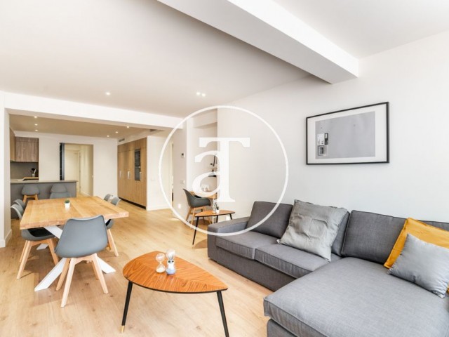 Monthly rental apartment with 3 bedrooms in Barcelona